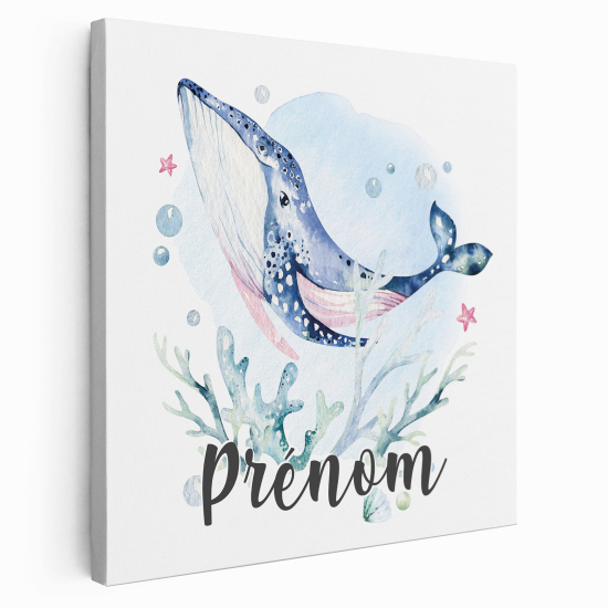 Lienzo personalizado para niños - Infantil - Ballena