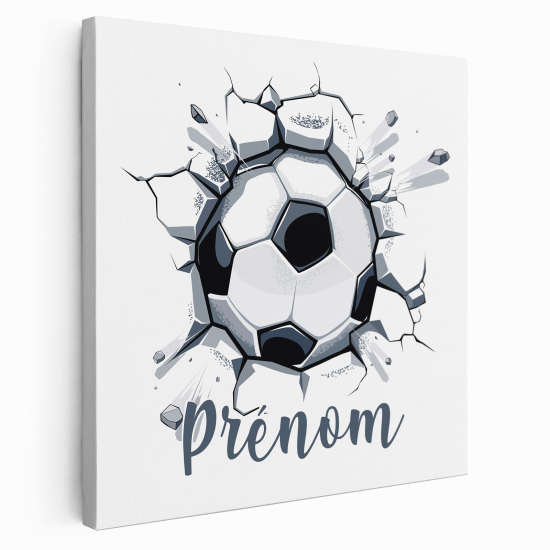 Lienzo personalizado para niños - Infantil - Balón de Fútbol