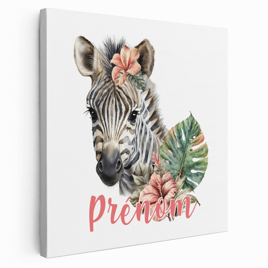 Lienzo personalizado para niños - Infantil - Cebra