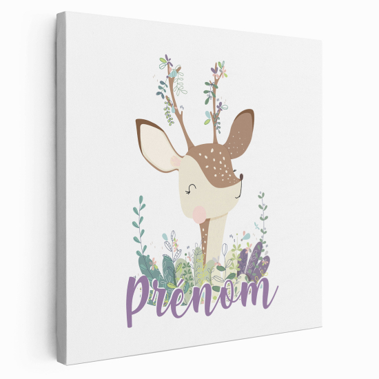 Lienzo personalizado para niños - Infantil - Cervatillo