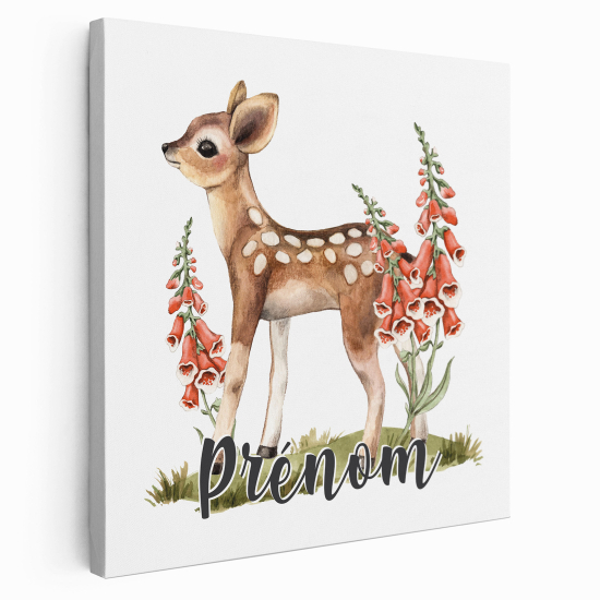 Lienzo personalizado para niños - Infantil - Cervatillo