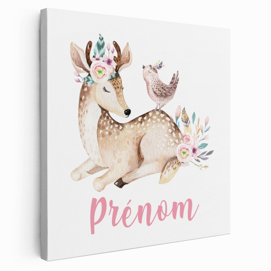 Lienzo personalizado para niños - Infantil - Cervatillo