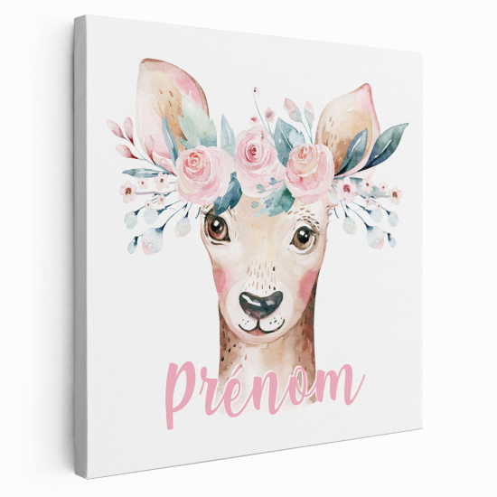Lienzo personalizado para niños - Infantil - Cervatillo