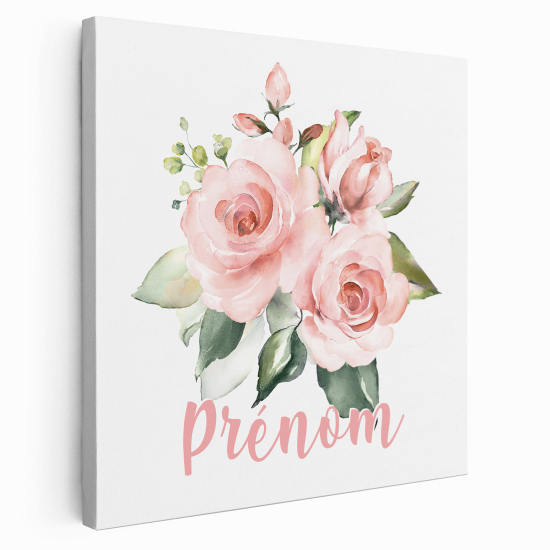 Lienzo personalizado para niños - Infantil - Flores