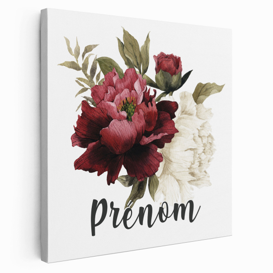 Lienzo personalizado para niños - Infantil - Flores