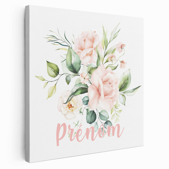 Lienzo personalizado para niños - Infantil - Flores