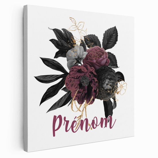 Lienzo personalizado para niños - Infantil - Flores