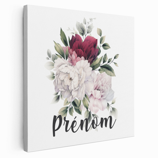 Lienzo personalizado para niños - Infantil - Flores