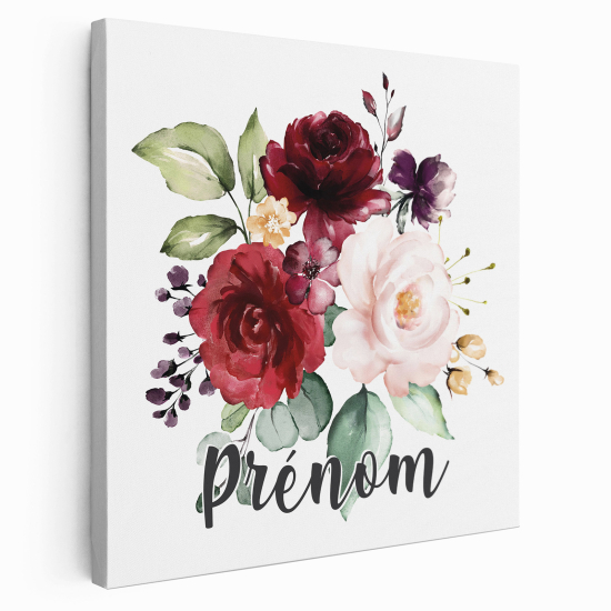 Lienzo personalizado para niños - Infantil - Flores