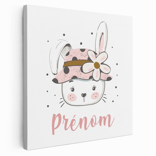 Lienzo personalizado para niños - Infantil - Flores Lapine