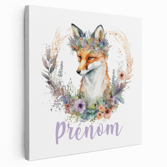Lienzo personalizado para niños - Infantil - Flores Renard