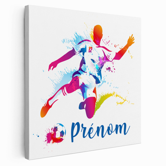 Lienzo personalizado para niños - Infantil - Jugador de Fútbol