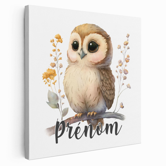 Lienzo personalizado para niños - Infantil - Lechuza