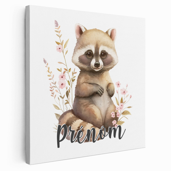 Lienzo personalizado para niños - Infantil - Mapache