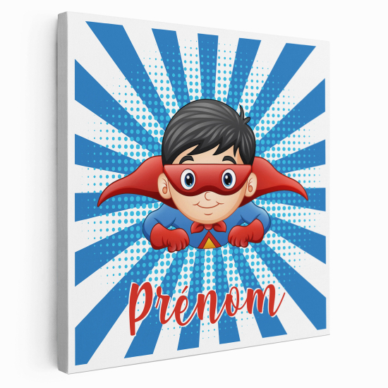 Lienzo personalizado para niños - Infantil - Niño superhéroe