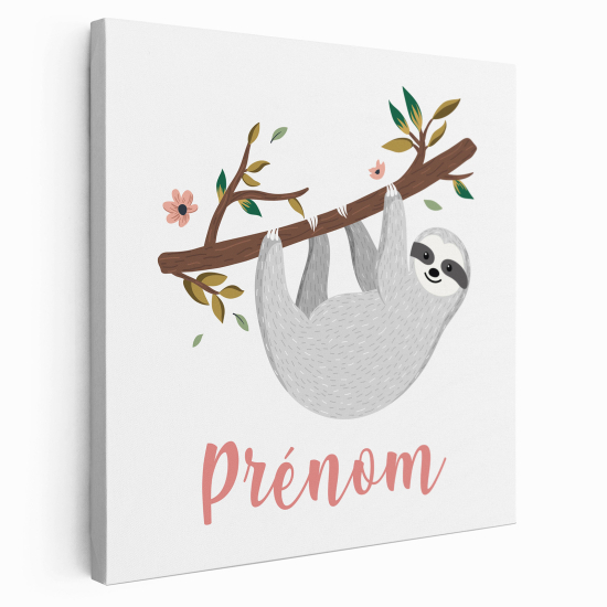 Lienzo personalizado para niños - Infantil - Perezoso