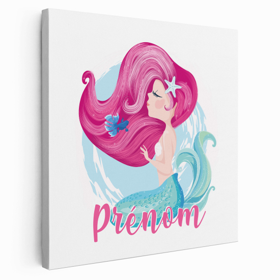 Lienzo personalizado para niños - Infantil - Sirena