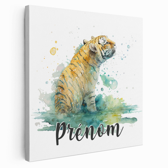 Lienzo personalizado para niños - Infantil - Tigre