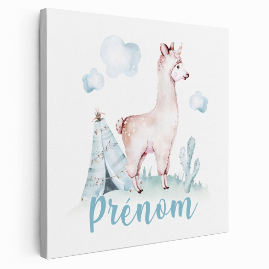 Lienzo personalizado para niños - Infantil - Tipo Lama