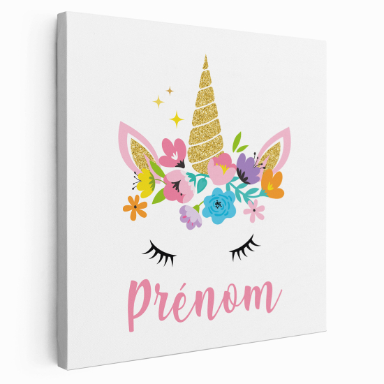 Lienzo personalizado para niños - Infantil - Unicornio Mágico