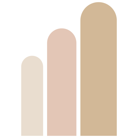 Lote de 3 Pegatinas Diseño Arcos