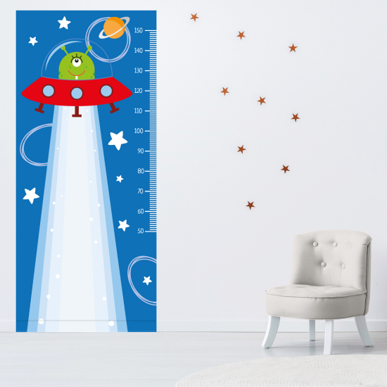 Medidor infantil Vinilo Adhesivo - Extraterrestre