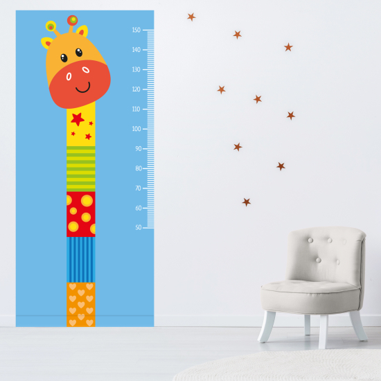 Medidor infantil Vinilo Adhesivo - Jirafa