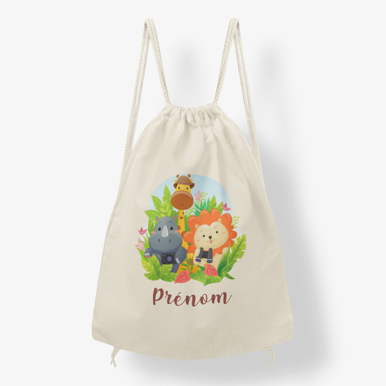 Mochila personalizada - Animales de la jungla