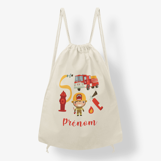 Mochila personalizada - Camión de bomberos