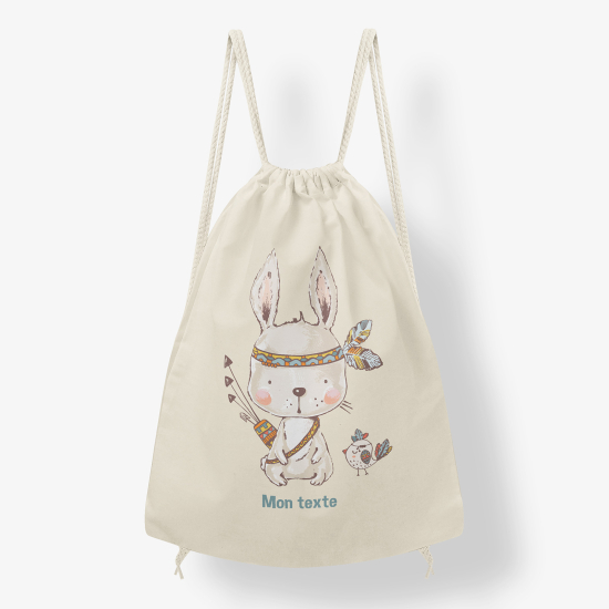 Mochila personalizada - Conejo indio
