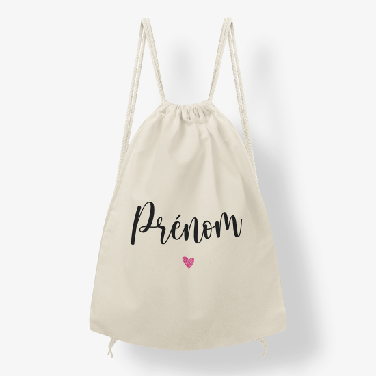 Mochila personalizada - Corazón nombre