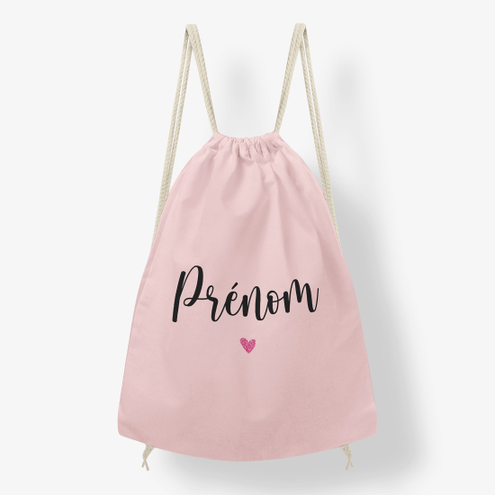 Mochila personalizada - Corazón nombre