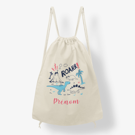 Mochila personalizada - Dinosaurios