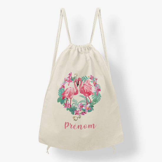 Mochila personalizada - Flamenco rosa