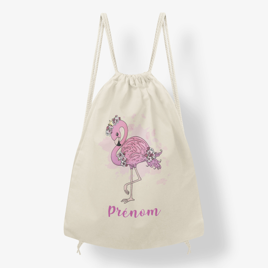 Mochila personalizada - Flamenco rosa