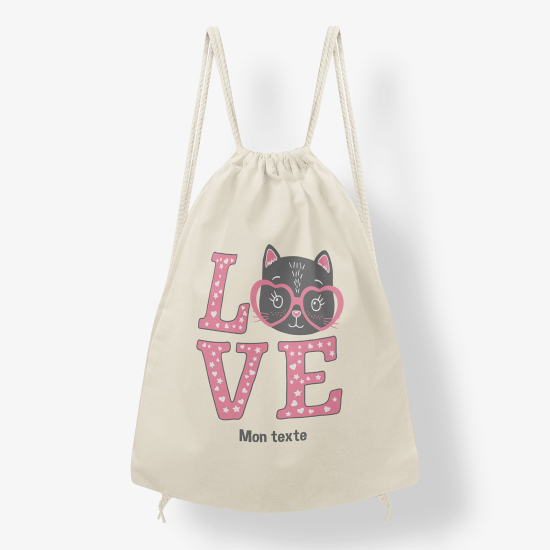 Mochila personalizada - Gatito
