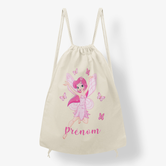 Mochila personalizada - Hada mariposa