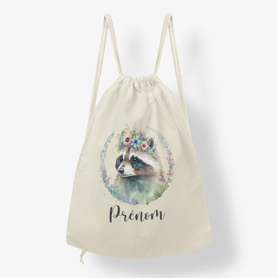 Mochila personalizada - Mapache