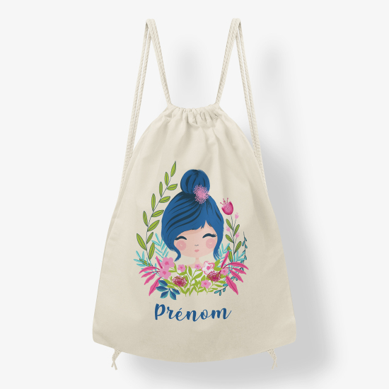Mochila personalizada - Niño florecido