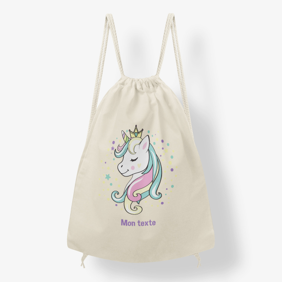 Mochila personalizada - Pequeño unicornio