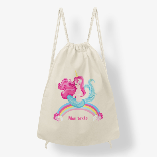 Mochila personalizada - Sirena
