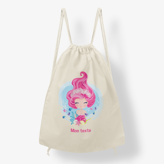 Mochila personalizada - Sirenita