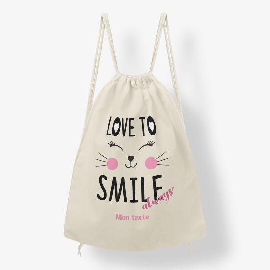 Mochila personalizada - Sonrisa chat