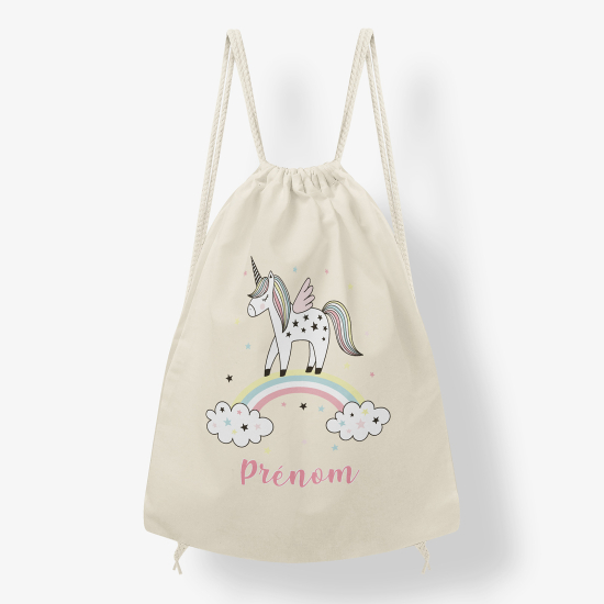 Mochila personalizada - Unicornio arcoíris