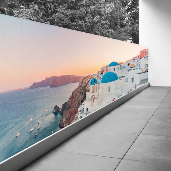 Pantalla de privacidad para balcón - 110x275 cm - Santorini
