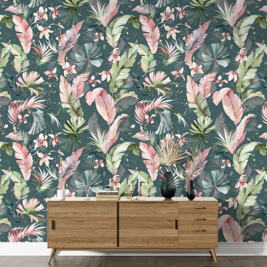 Papel pintado con motivos XL - Motivo botánico
