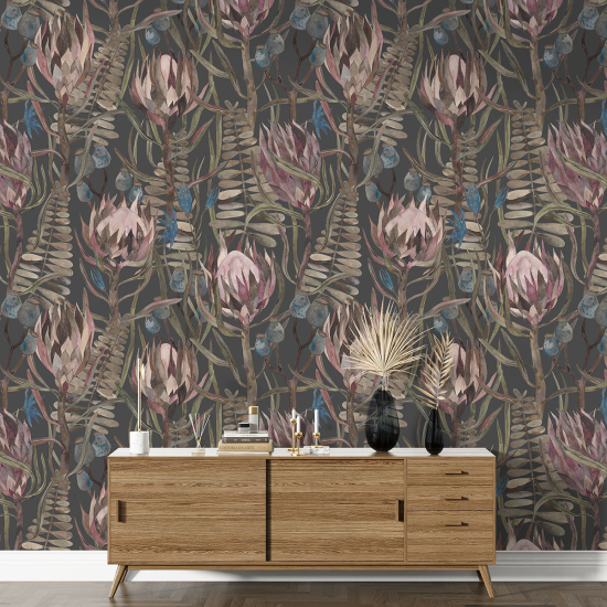 Papel pintado con motivos XL - Motivo botánico