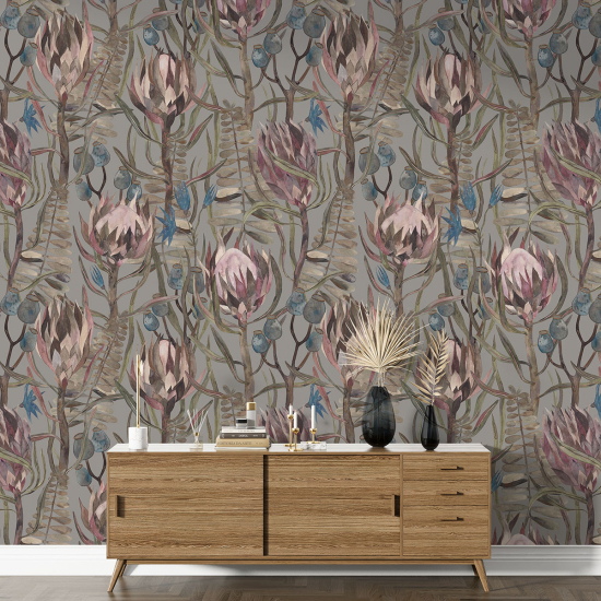 Papel pintado con motivos XL - Motivo botánico
