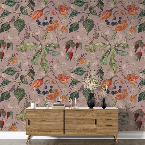 Papel pintado con motivos XL - Motivo botánico