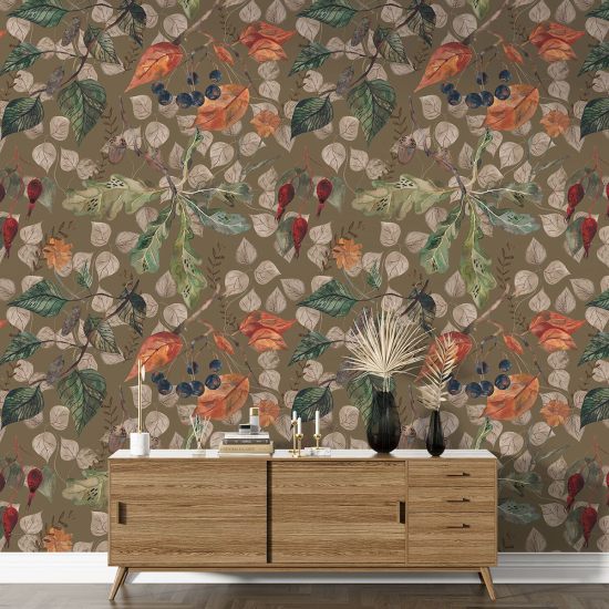 Papel pintado con motivos XL - Motivo botánico